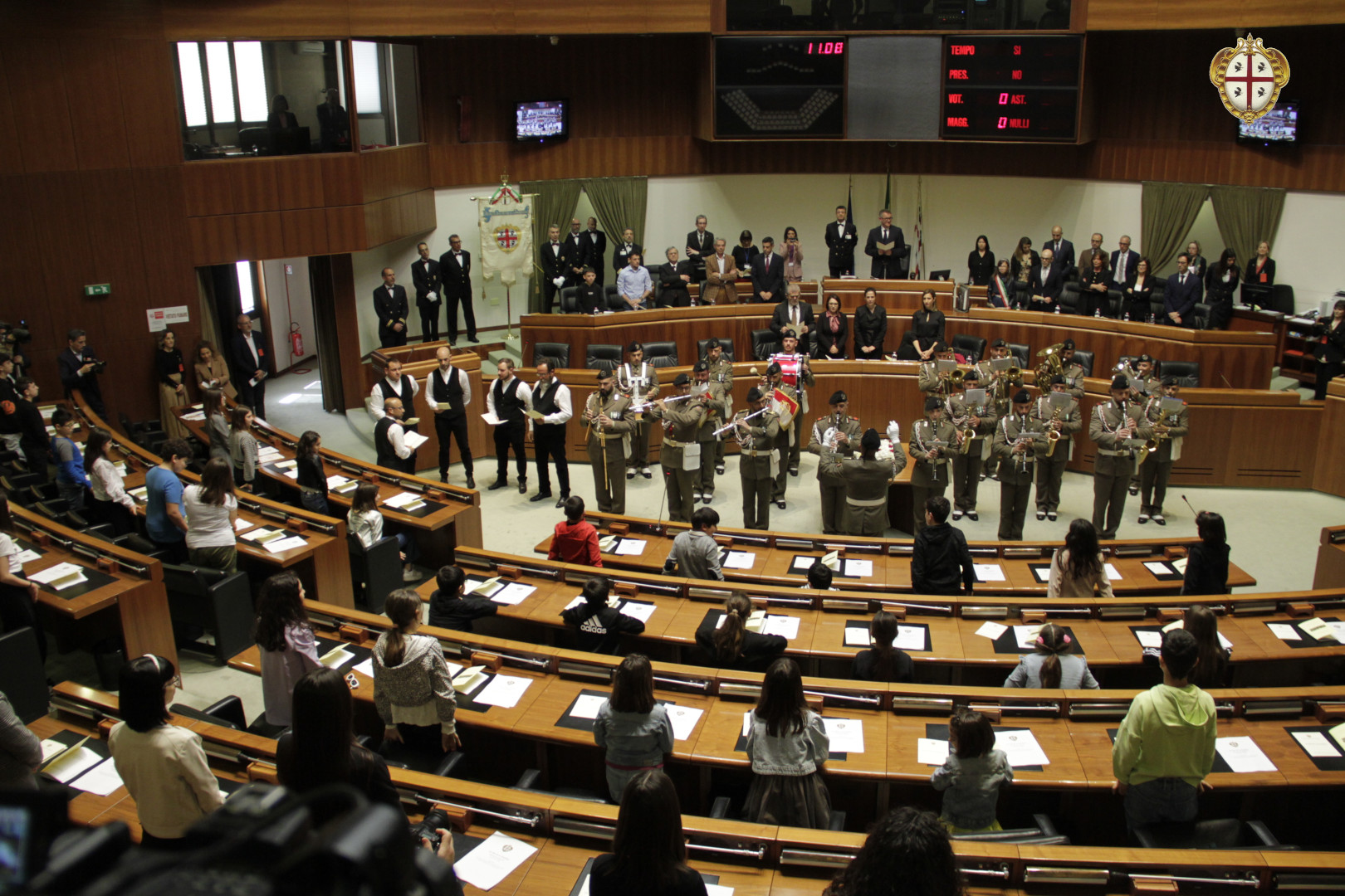 Sa die 2024. Esibizione Brigata Sassari con coro "Cantos de Jara"