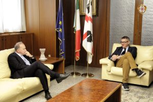 Incontro presidente Comandini - Prefetto Oristano Salvatore Angieri