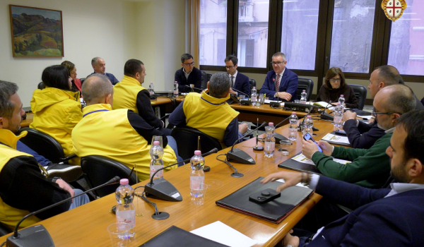 18_03_26 Incontro Capigruppo manifestanti Coldiretti