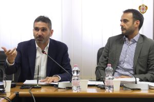 Nella foto un momento della seduta della terza commissione