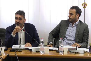Nella foto un momento della seduta della terza commissione