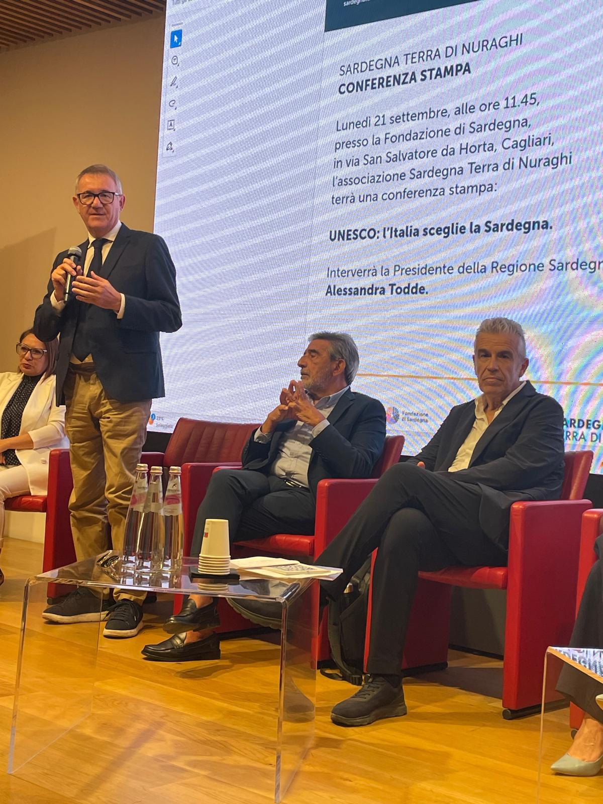 Presidente Comandini a presentazione ‘Unesco: l’Italia sceglie la Sardegna’: “Isola deve puntare su patrimonio culturale, storico, ambientale e umano”